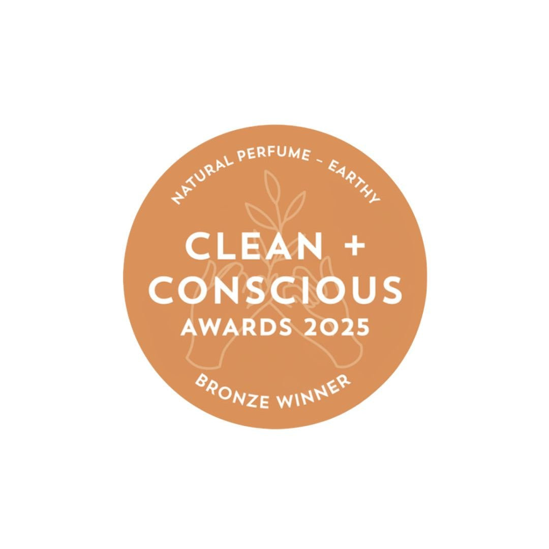 Award rosette - bronze winner, natural earthy perfume