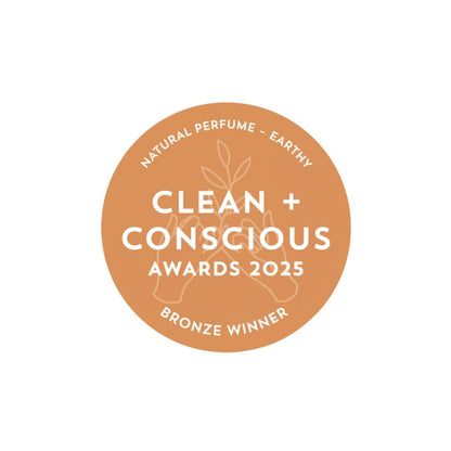 Award rosette - bronze winner, natural earthy perfume